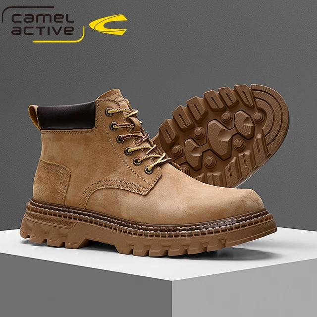Preciosas Botas Camel de cuero - Imagen 6