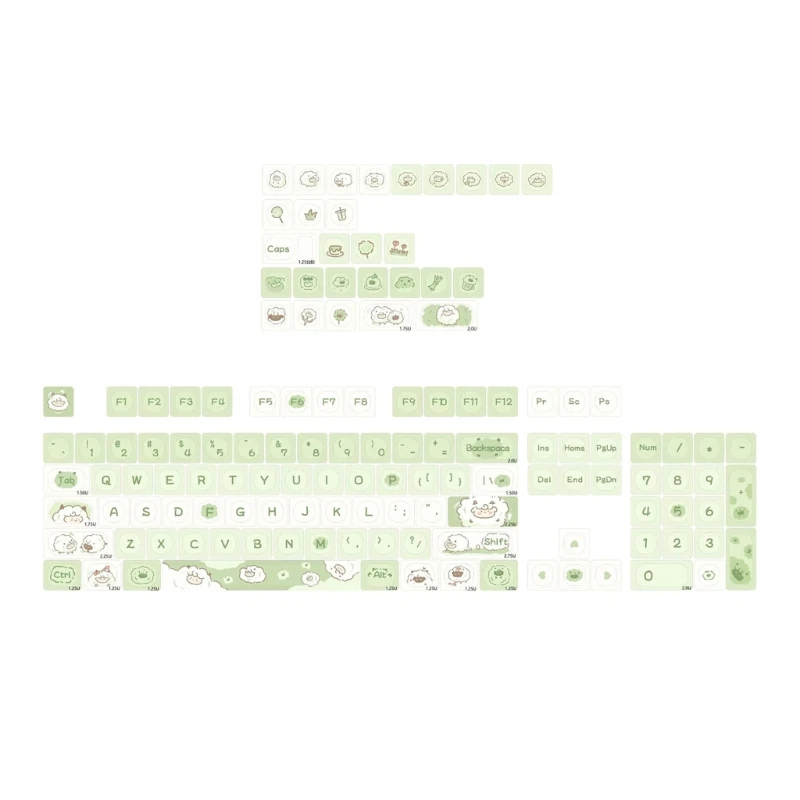 

PBT 132 Key Dye Sublimations Keycap XDA For Mechanical Keyboards
