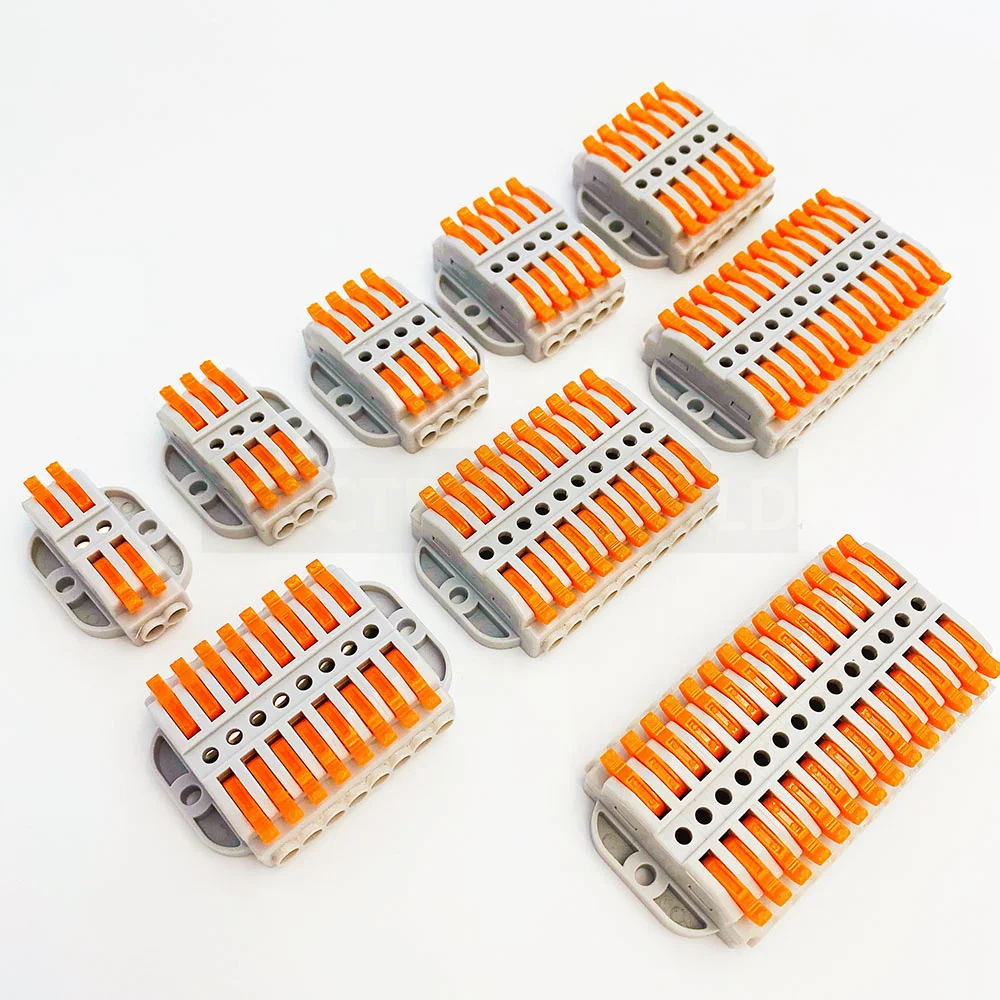 Connettori Per Cavi Spl-22-2 Morsettiera Connettore Rapido Push-In Connettore Per Cablaggio Connettore Elettrico In Connettore Per Cavo Veloce