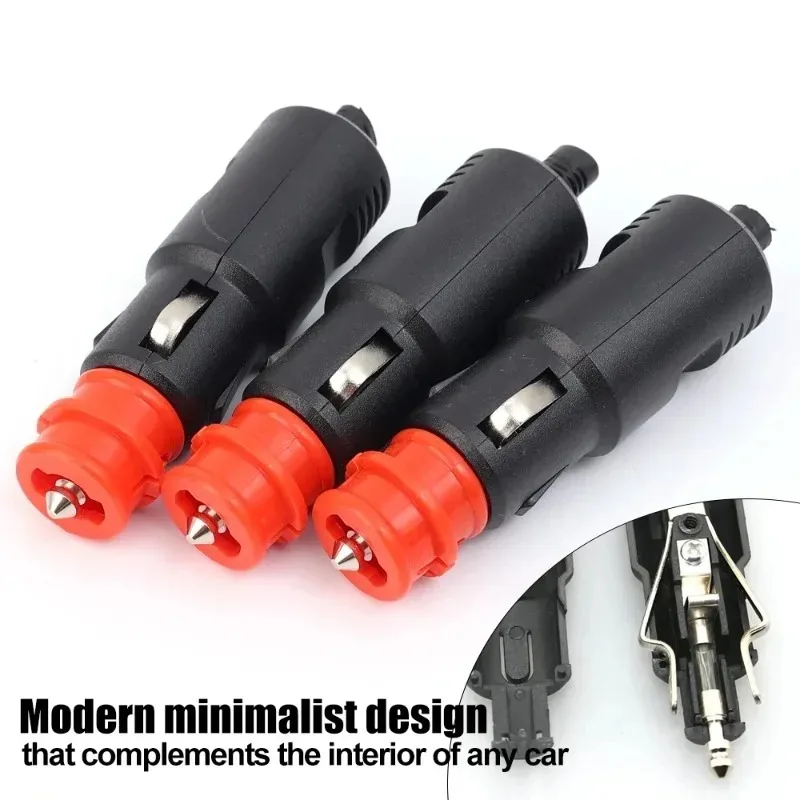 다목적 소켓 어댑터 전자 담배 라이터 자동차 12V-24V 범용 플러그 장치 충전 간단한 자동차 액세서리 1-5Pcs