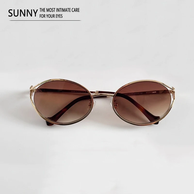 

Luxury Brand Sunglasses Oval Women's Fashion Top Quality Eyeglasses SMU52YS UV400 Outdoor Handmade Trendy SUN GLASSES Designer