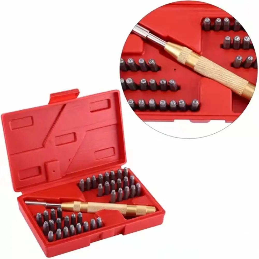 

Leather Carving Tools Automatic Tool Die Marker Letter & Number Punch Alphabet Punches Alpha-numeric Punch Metal Stamp Punches