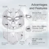 7 IN 1 LED Facial Beauty Mask with Neck 7-Color Lights Skin Rejuvenation Beauty Instrument Anti Acne Remove Wrinkles LED Mask 3