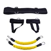 Fitness Bounce Trainer Rope Resistance Bands Exercise Equipment Basketball Tennis Running Leg Strength Agility Training Strap5PC