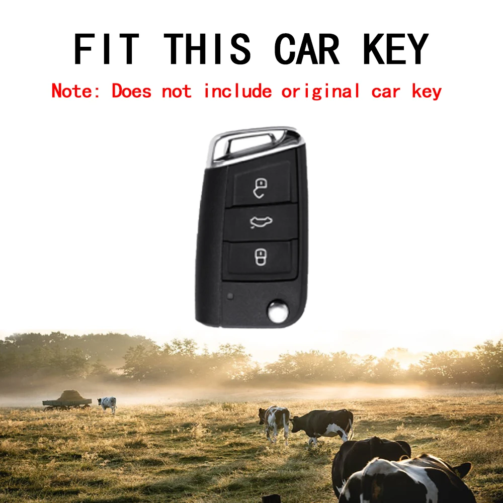 Premium Leather Car Key Case Cover