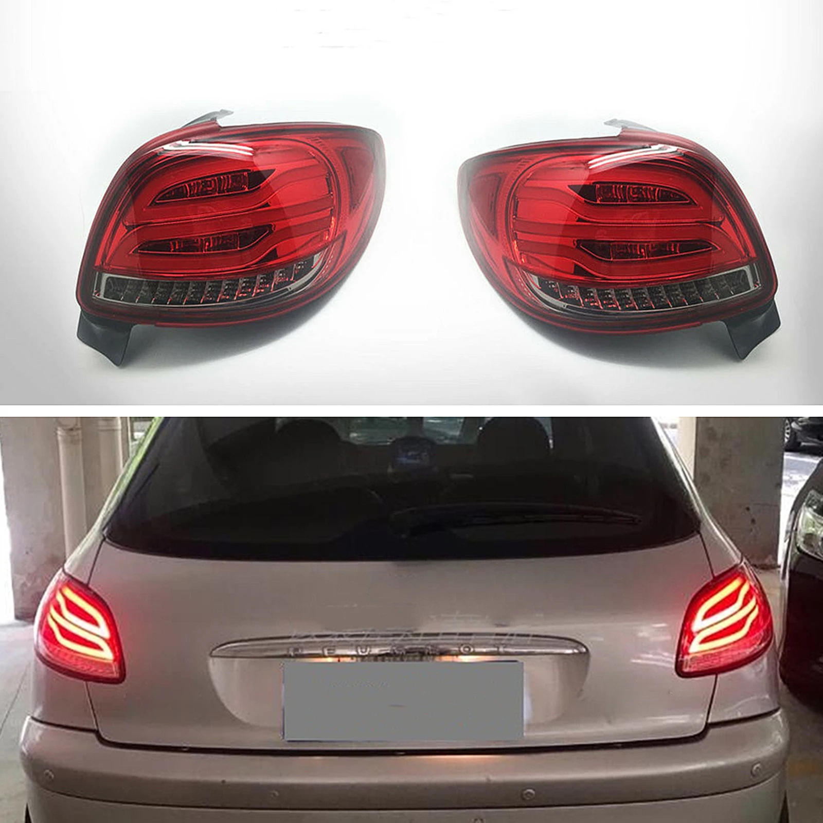 

2 шт., задние фонари для PEUGEOT 206 206CC 1998-2010