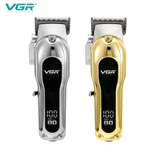 

VGR Metal Hair Cutting Machine Electric Hair Clipper Professional Hair Trimmer For Men Bald Haircut Barber Digital Display V-680