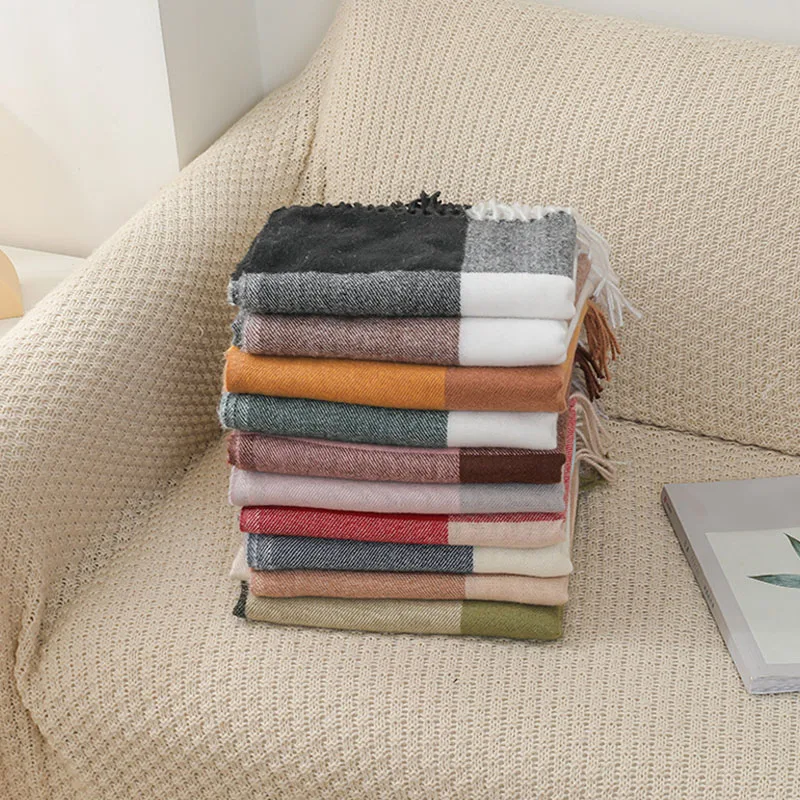 Рисунок 5 - Корейский вязаный полосатый шарф