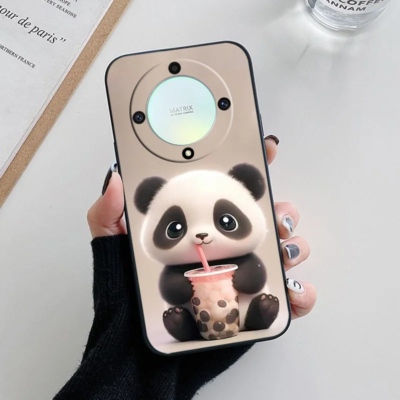 Chic Black TPU Silicone Case - Stylish Soft Cover