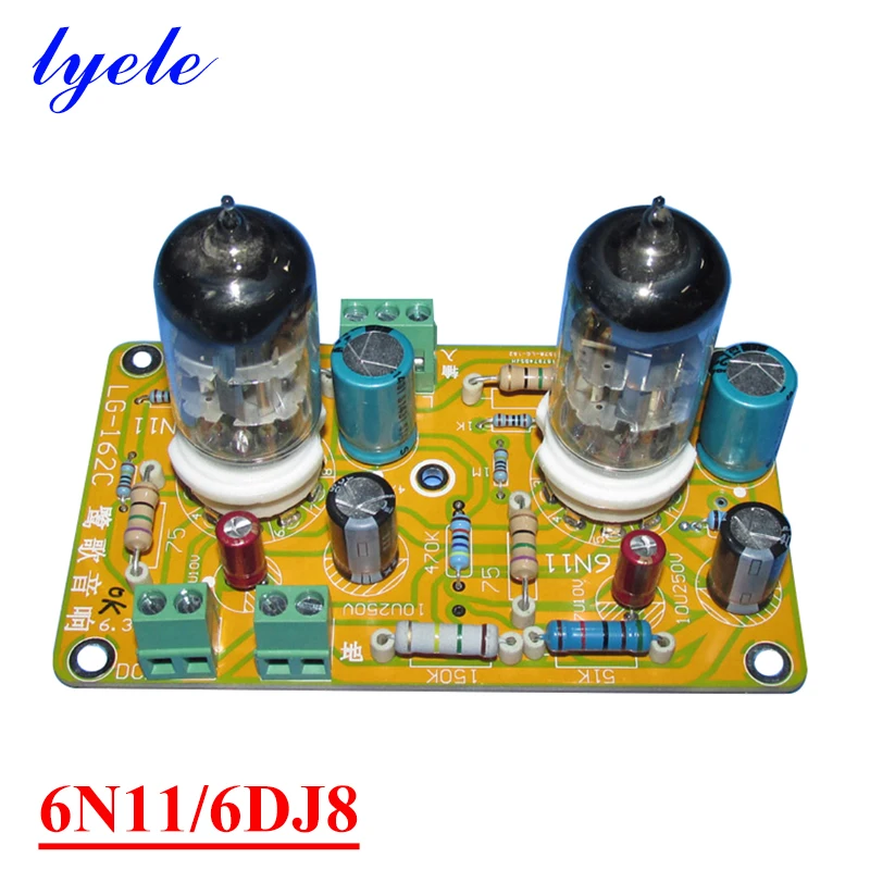 

6N11 (6DJ8) Tube SRPP Headphone Preamplifier Board Hifi Sound Quality Audio Preamplifier Tube Amplifier