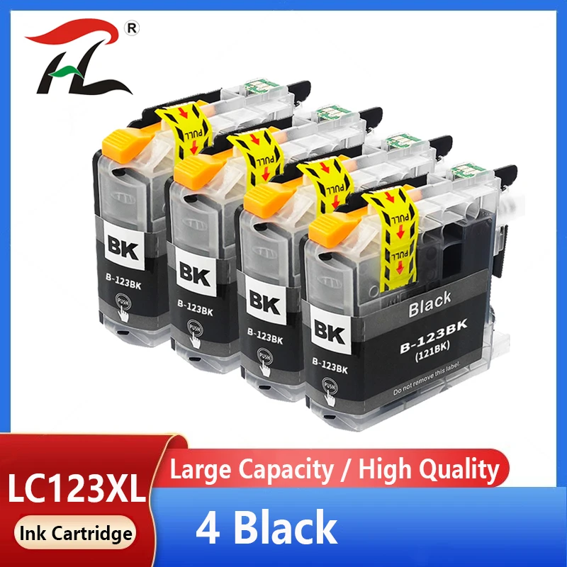 Per Il Fratello Lc123 Cartuccia Di Inchiostro Cartuccia Di Inchiostro Della Stampante Compatibile Per Mfc-J4510Dw Mfc-J4610Dw Mfc-J4410Dw Lc123 Dpc-J4