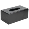 Black Wooden Tissue Box Napkin Case Elegant  Tissue Holder for Home Hotel Living Room Napkin Box Tissue Box Tissue Holder 1
