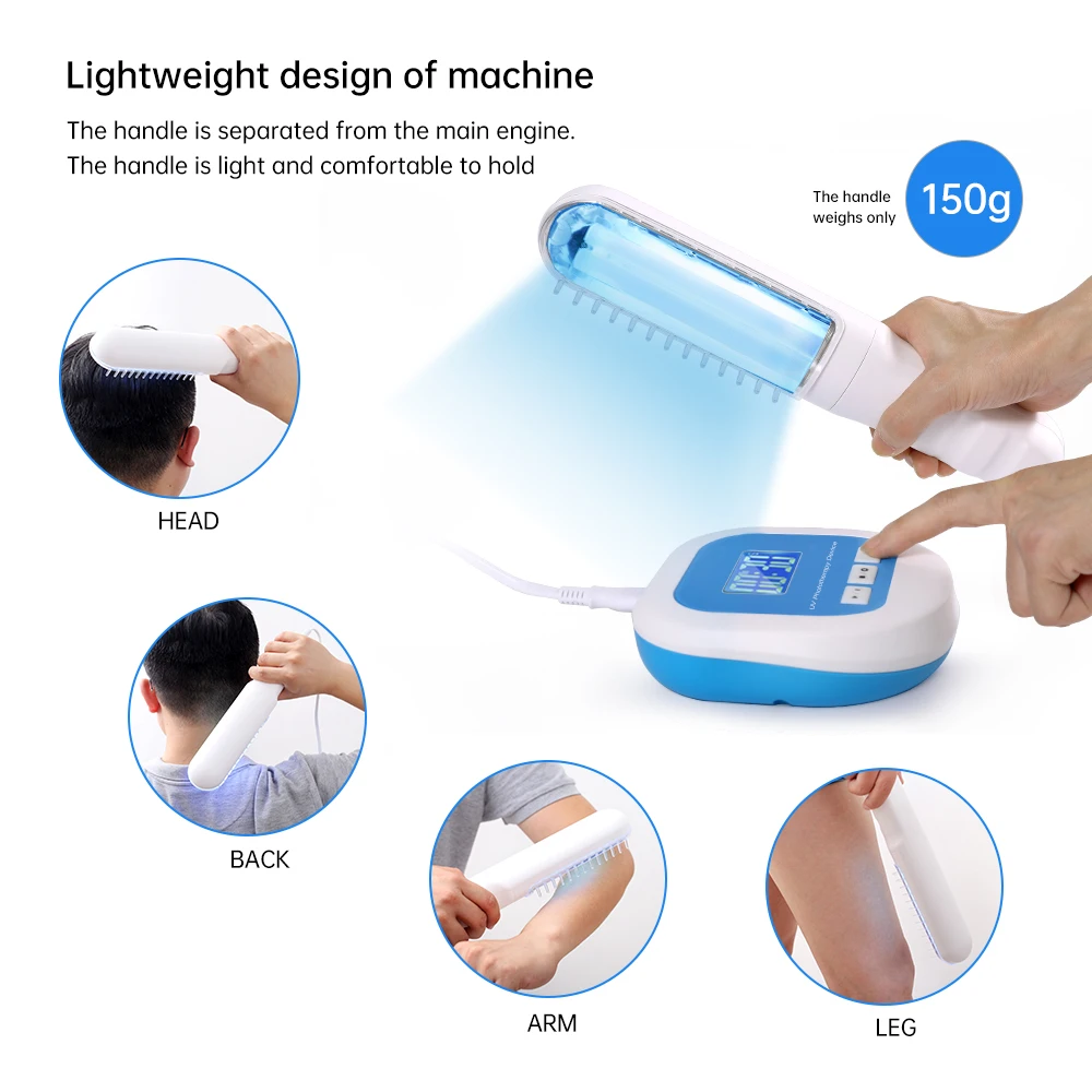 YOUWEMD 311NM UVB Phototherapy Lamp Device for Vitiligo With Timer
