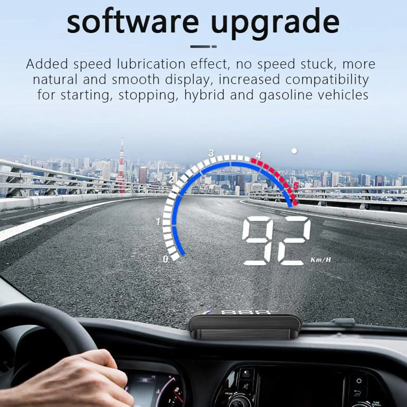 ڵ  HUD  ÷, OBD2 II ̽,  ӵ