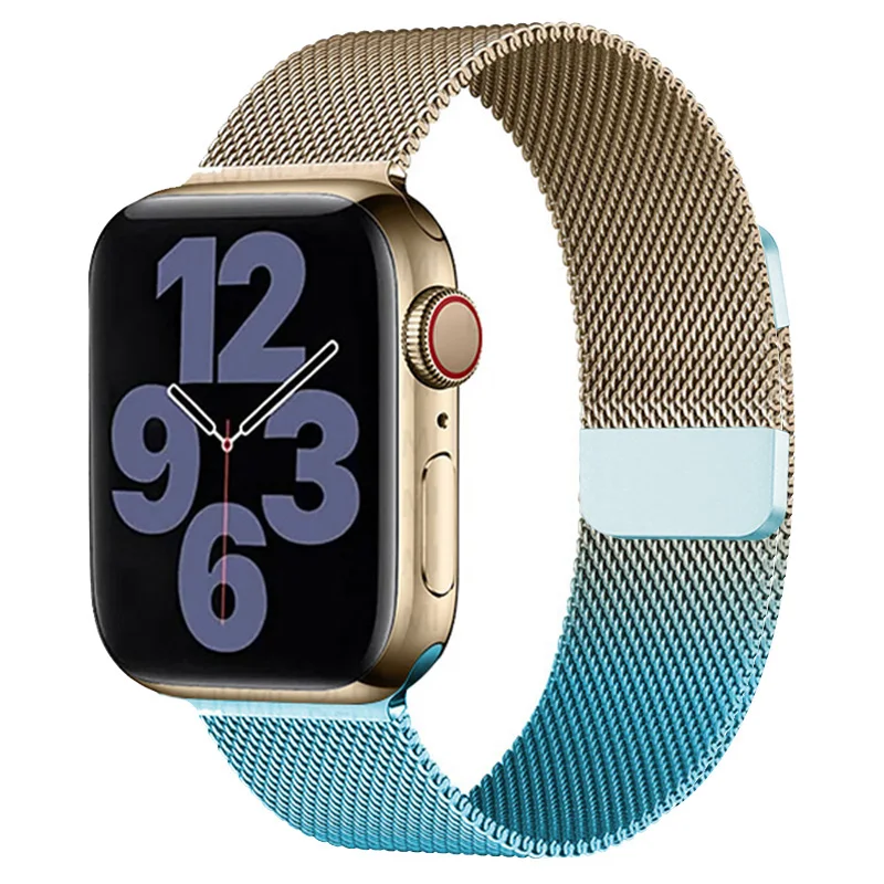 Elegant Milanese Loop Metal Strap for Apple Watch - Premium Stainless Steel Band