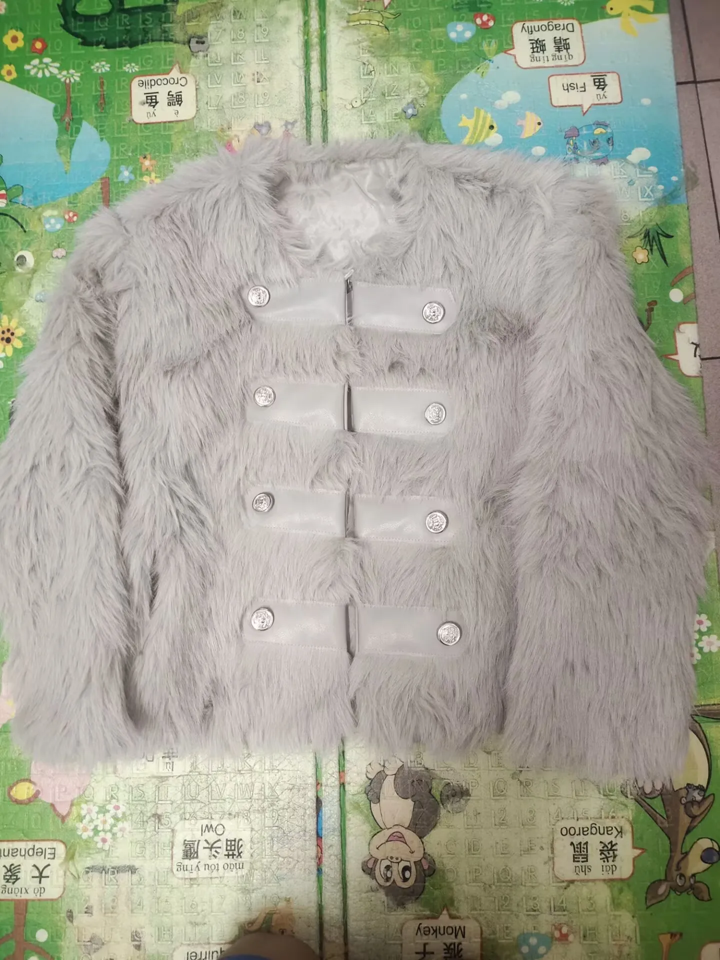 Winter Warm Women Faux Fur Coat Korean Fashion Lady Soft Light Weight Long Sleeves Double Breast Modern Girls Fur Coat