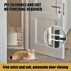 Cat Door Latch With Design Cat Door For Exterior Door Keeps Dogs Out Of Litter & Food Dog Proof Cat Feeding Station Adjustable 3