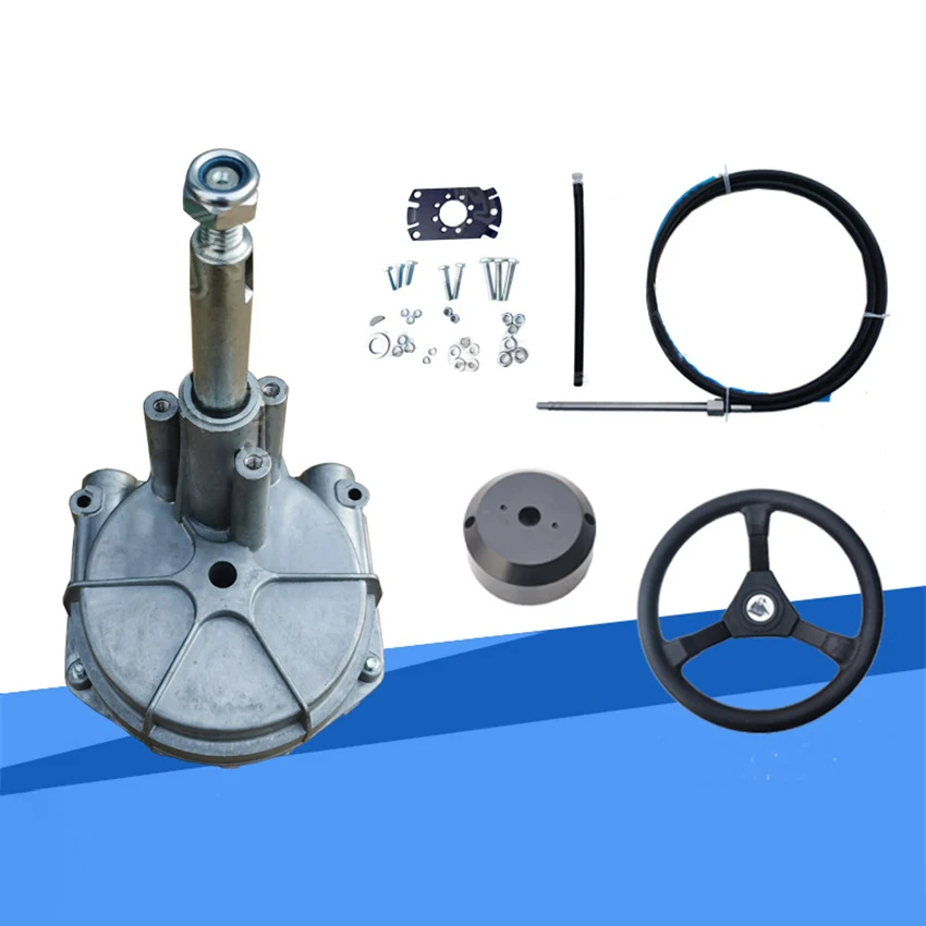 Fabater Edelstahl Bootslenkrad - 13,5 Zoll Marine-Lenkrad Mit 3 Speichen Für 3/4 Zoll Welle