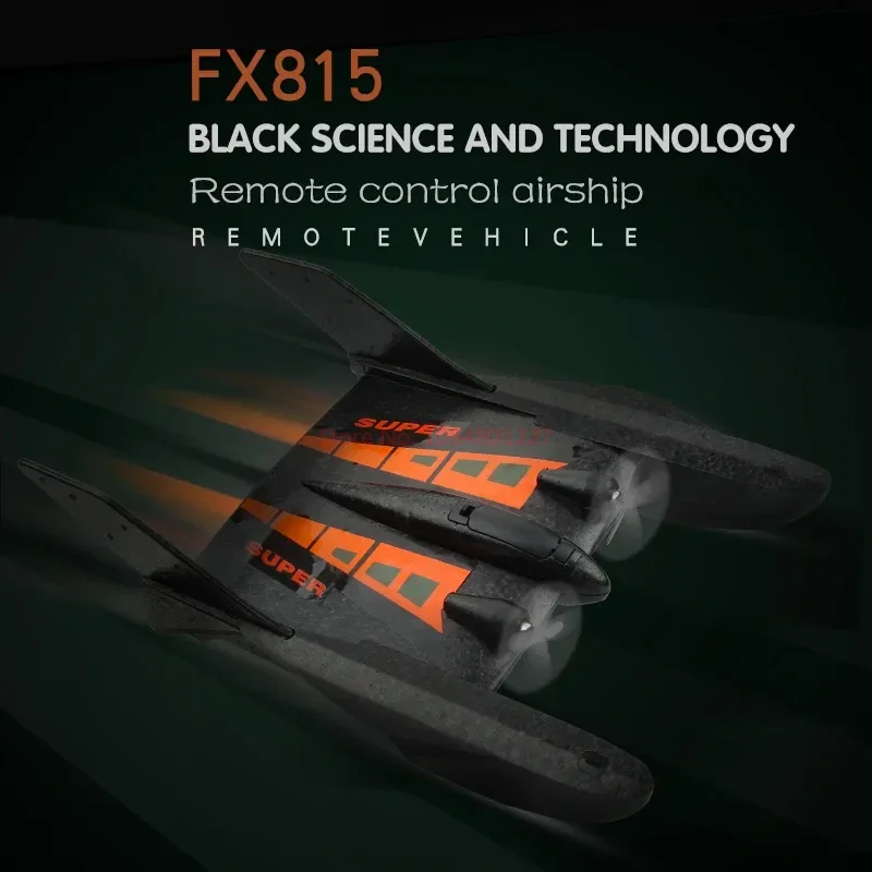 전자 리모컨 FX815 RC 2 채널 항공기 고정익 글라이더, 리모컨 우주선 모형 수상 비행기 장난감 선물, 2.4g