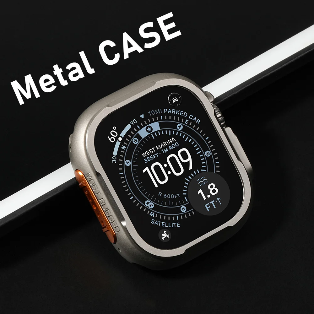 Premium Alloy Metal Cover for Smartwatch Protection
