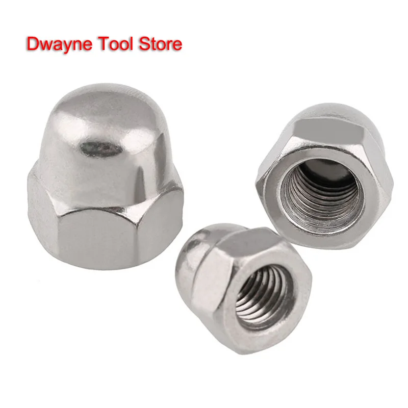 

304 Stainless Steel Cap Nut Reverse cap nut left hand 【10PCS】