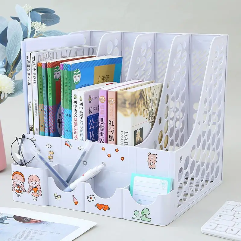 

Office Thickened File Box, File Storage Box, Plastic File Shelf, Bookshelf, Office File Box, Data Shelf, Bookshelf