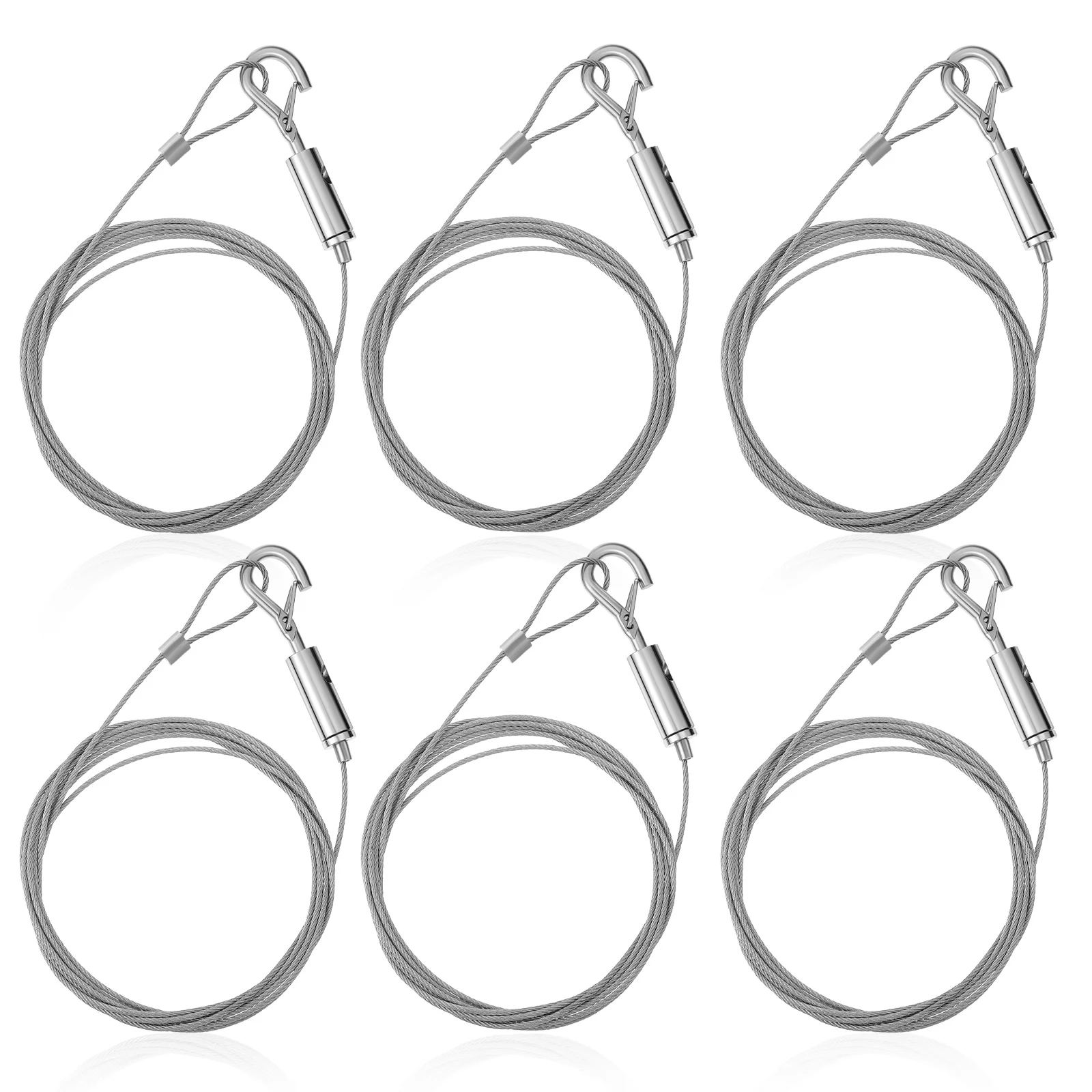 Stainless Steel Hanging Wire Picture Frame Hanging Hooks Hanger Cord Clothesline Artwork Hardware