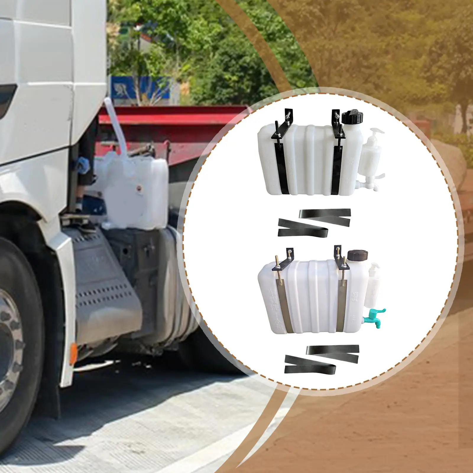 트럭 손세척 물탱크 컨테이너 손세척 탱크 물 저장 탱크 물 운반 탱크