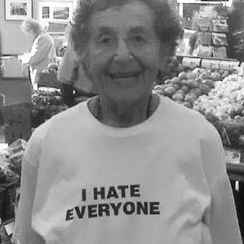 I Hate Everyone Letters Retro Harajuku Vintage Oversized T Shirt Street Summer Short Sleeve Casual Female T-shirts Y2k Clothes 1