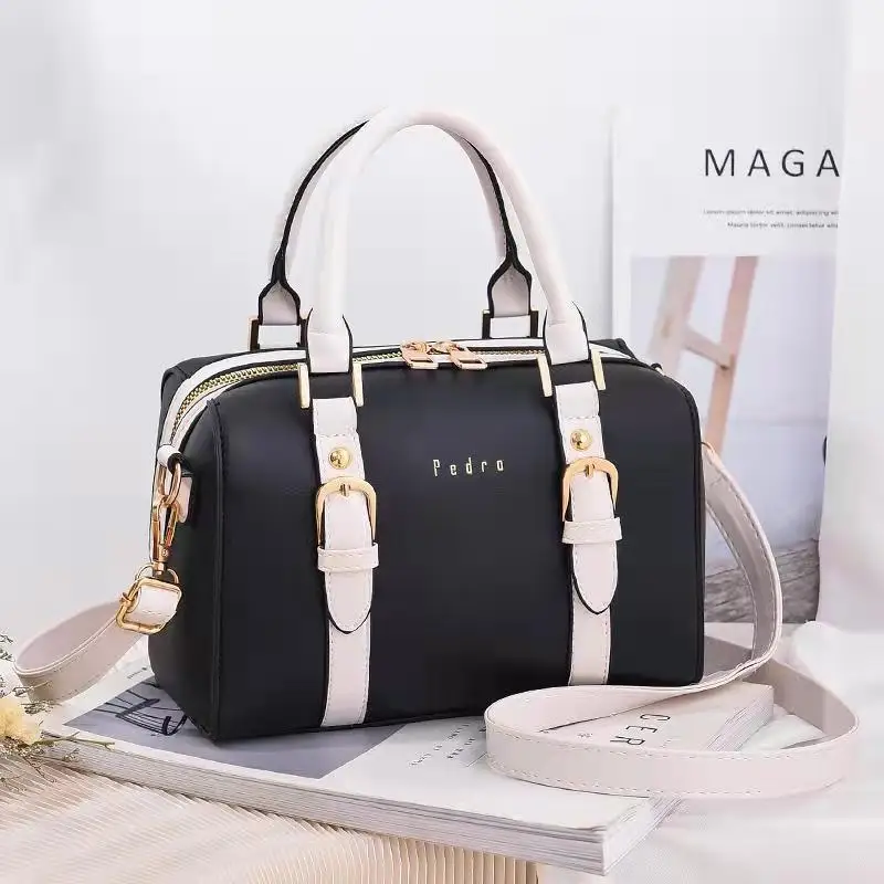 

Xiaoyu Bag Women's 2023 New Leisure Large Capacity Women's Bag Boston Portable Fashion Versatile One Shoulder Crossbody Bag