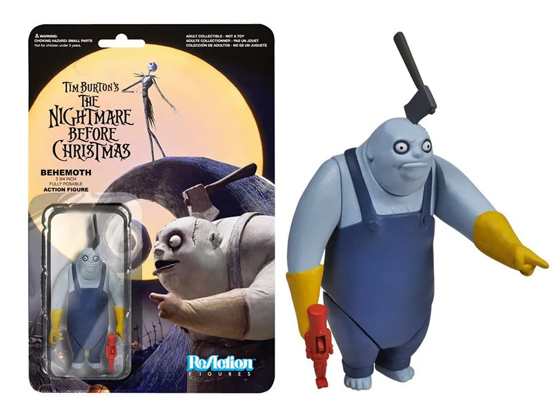 Action Figure Nightmare Before Christmas - Behemoth Vinyl Action Figure Giocattolo Da Collezione
