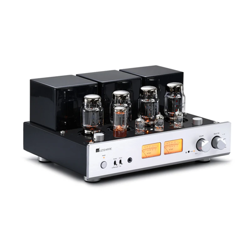 MUZISHARE New X7 KT88 Push-Pull Tube Amplifier Balanced GZ34 Lamp Amp Best Selling With Phono and Remote 2023 oem best selling wifi unlock iron door remote intelligent cylinder ttlock smart lock