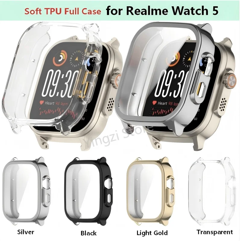 Soft TPU Full Case Cover & Protective Shell Bumper with Screen Protector