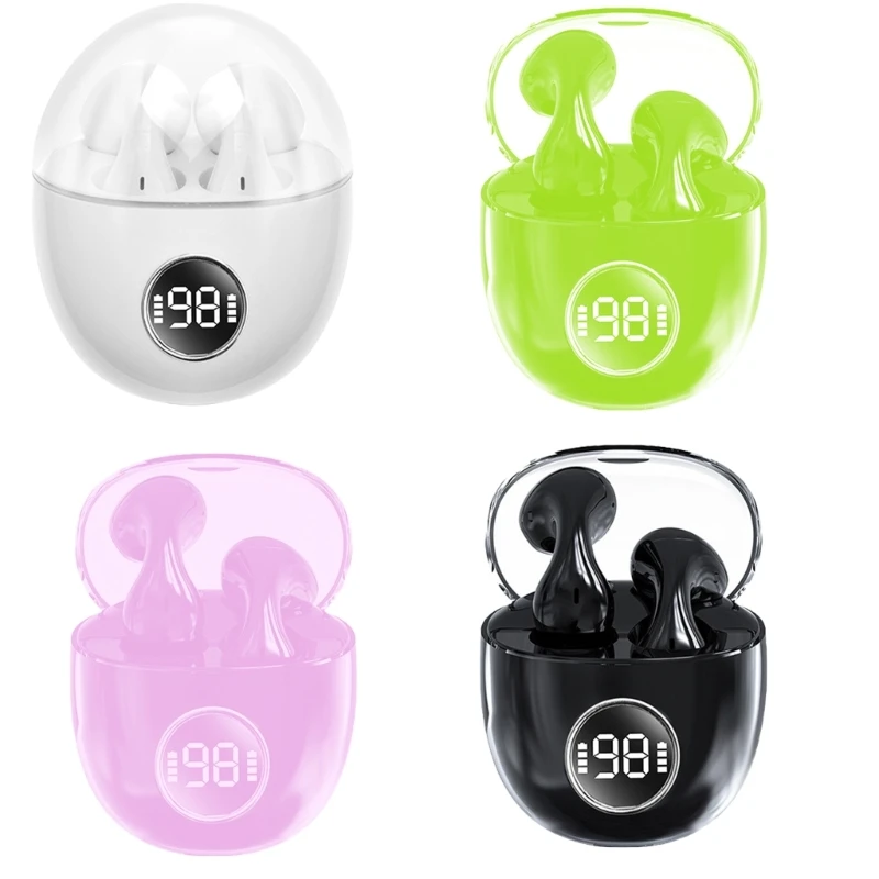 

1 Pair T16 Sports Earbuds Intelligent Wireless Bleutooth-compatible Earphones