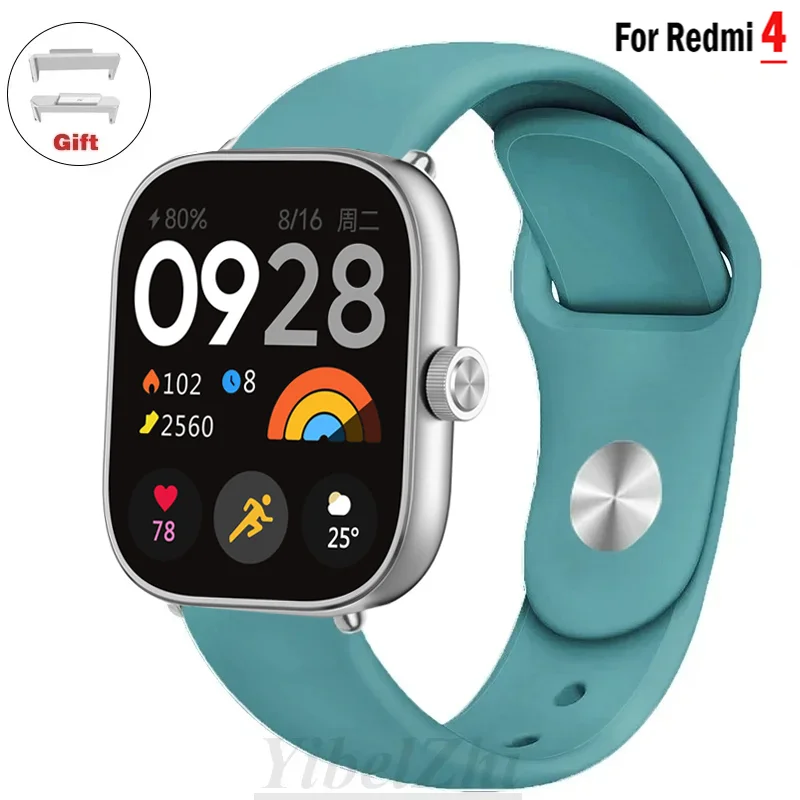Soft Silicone Sport Bracelet Strap for Smartwatch Wristband Accessories