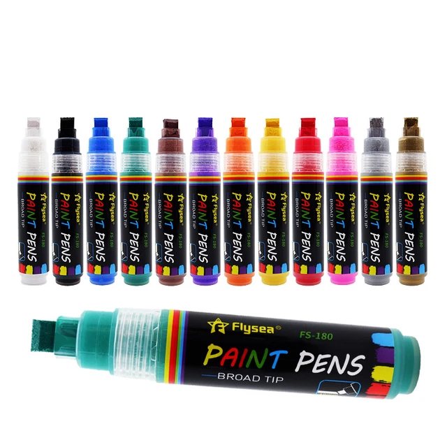 Acrylic Paint Markers 10mm, Squeezer Graffiti Marker