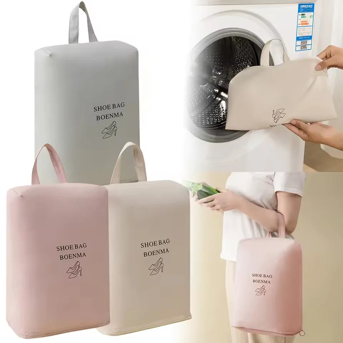 Shoes Travel Storage Bag Portable Shoe Pouches Organizer Waterproof Dust-Proof Travel Portable Sneaker Bag for Men Women Travel