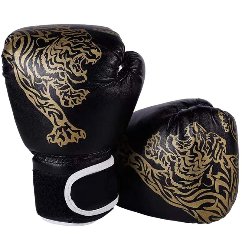 Gants d'entraînement de boxe pour adultes, mitaines de gastronomie, MMA, Muay Thai, Skip Gufamililate, gants de poinçonnage professionnels, exercice, 1 paire