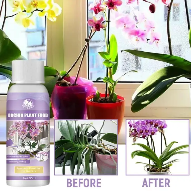 Orchidea Műtrágya Folyékony Növényi Növekedés Fokozó Kiegészítő Virágok Speciális Összetett Gyökér Stimulátor Növényekhez