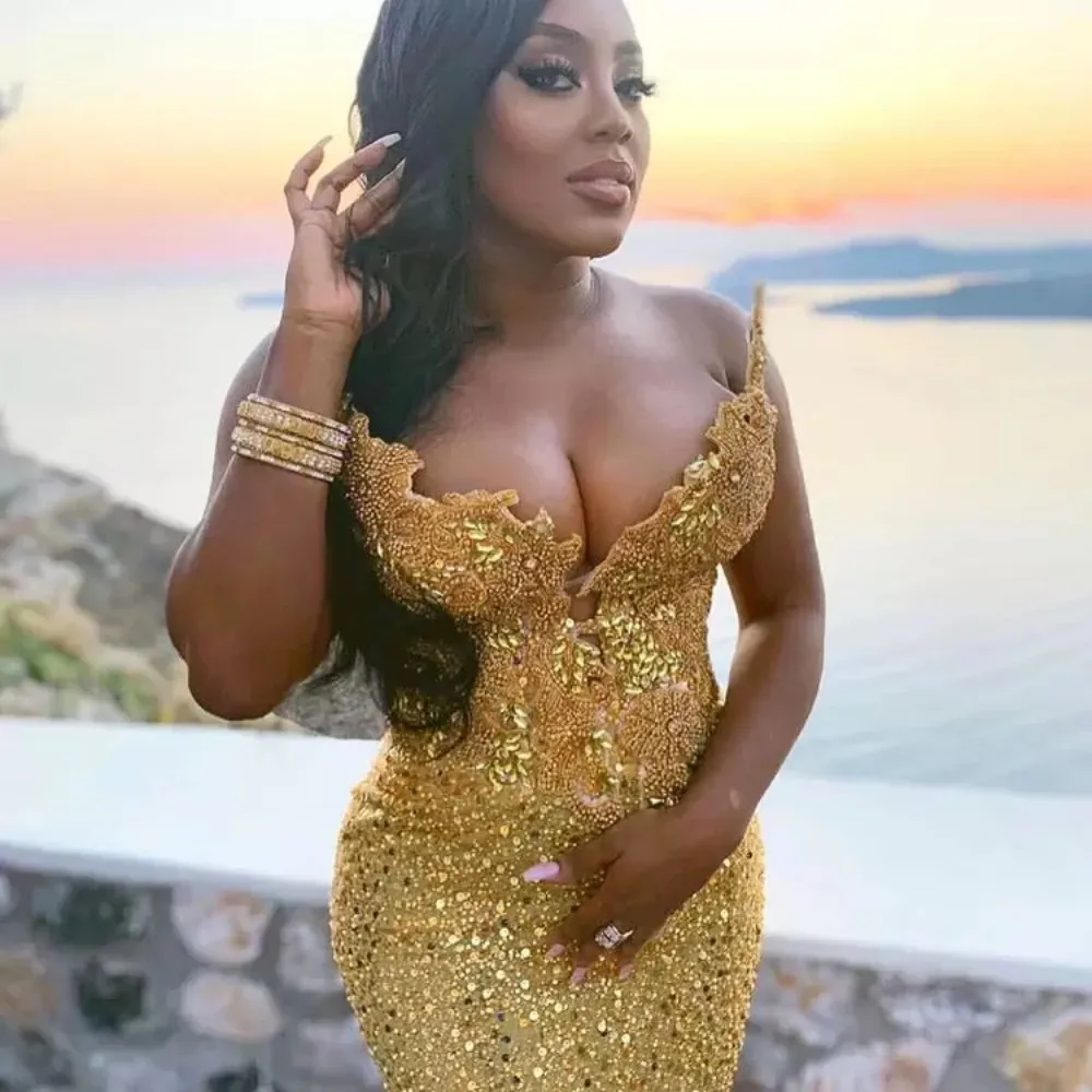 Рисунок 4 - 2023 арабское Aso Ebi красное платье