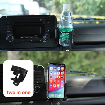 스즈키 짐니 JB64 시에라 JB74W 2019 2023 액세서리, 다기능 자동차 물컵 전화 홀더, 스탠드 오거나이저