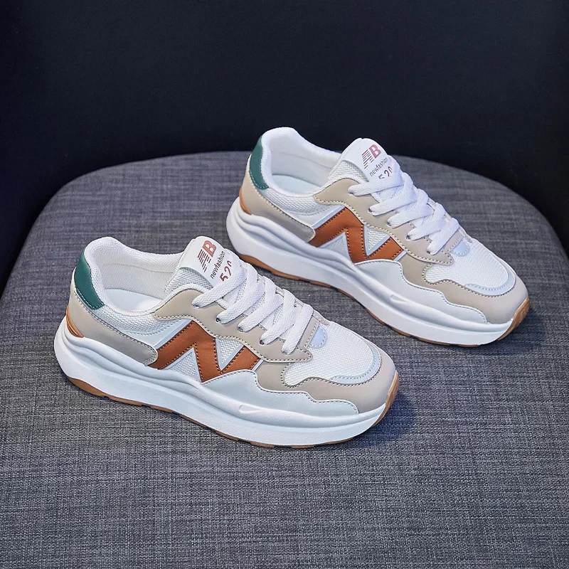 Women Sneakers Breathable Platform Shoes Ladies Sport Mesh Sneakers Woman Flat Shoes Fashion Soft Sole Footwear Tennis Shoes