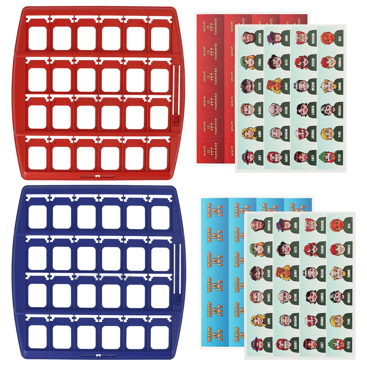 Guess Who Board Game  Classic 2-Player Family Logic Deduction Game, Parent-Child Interactive Toy with Character Cards