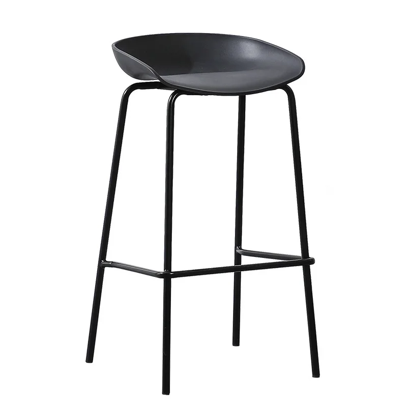 

Modern luxury lounge furniture classic metal frame high designer kitchen corner coffee restaurant dining bar stool chair