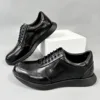Mens Casual Shoes Genuine Leather Business Work Office Shoe for Men Cow Leather Original Fashion Breathable Sneakers Men 4