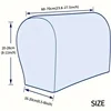 2pcs/setElastic sofa cover for pet friendly all season universal sofa cover, simple modern style anti slip sofa gloves 3