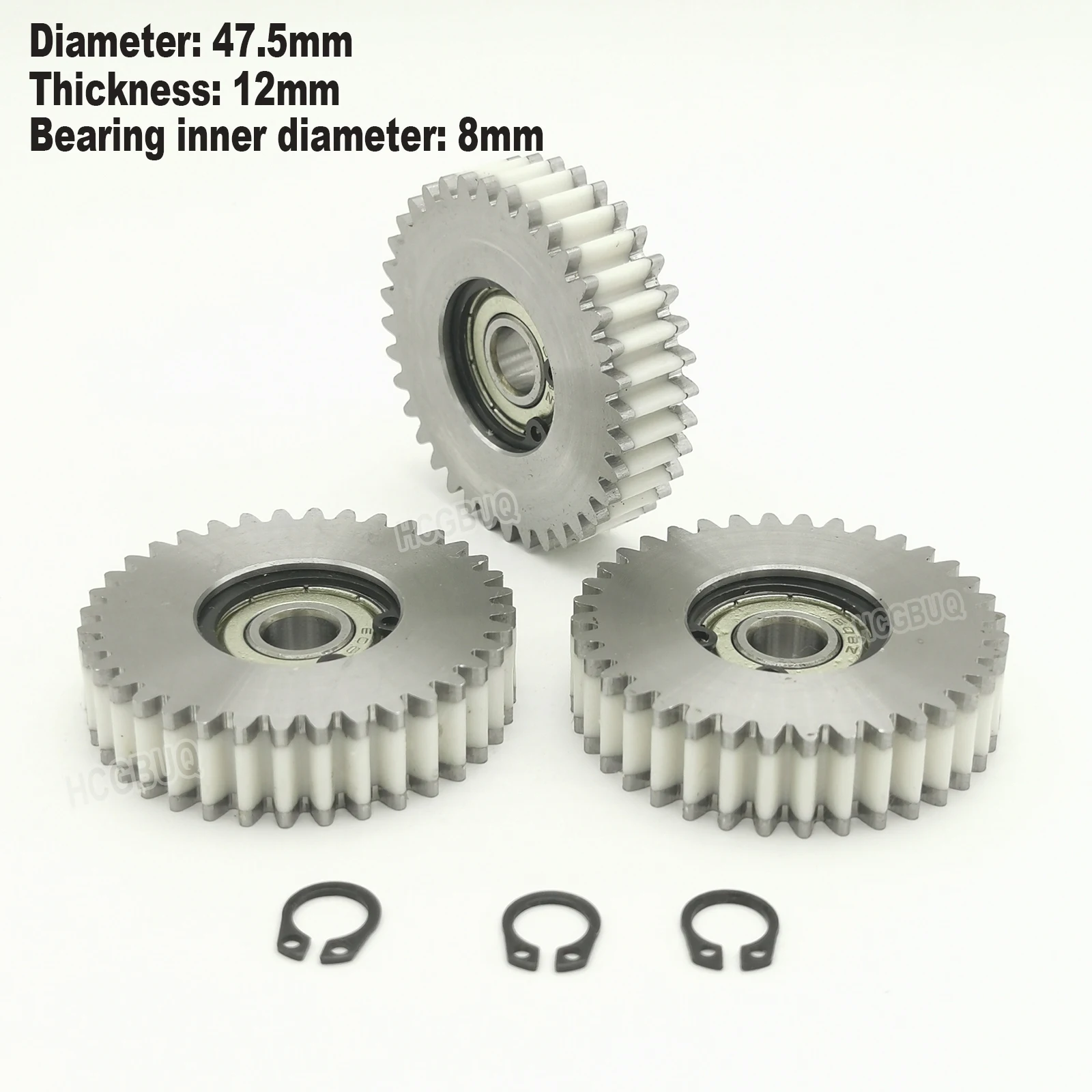 36 Teeth 47.5x12mm Steel and Nylon Gear For Bafang Bike Motor G020 G060 G062 500W 750W 1000W Electric Bike Planetary Gear electric bike gear