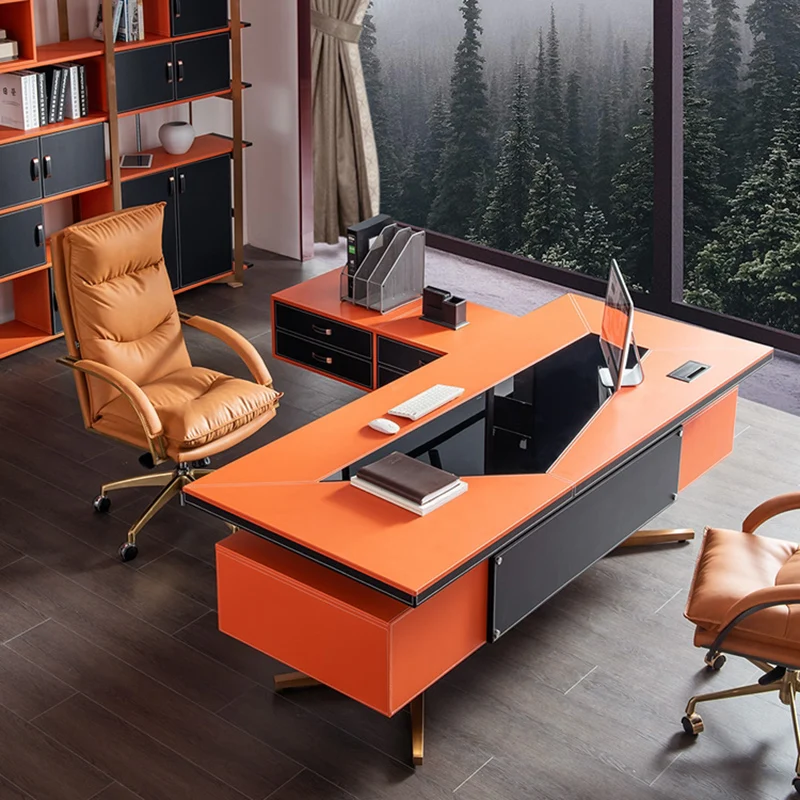 Computer Height Office Desk Studying Makeup Adult Nordic Office Desk Modern Storage Mesas Para Ordenador Bussiness Furniture