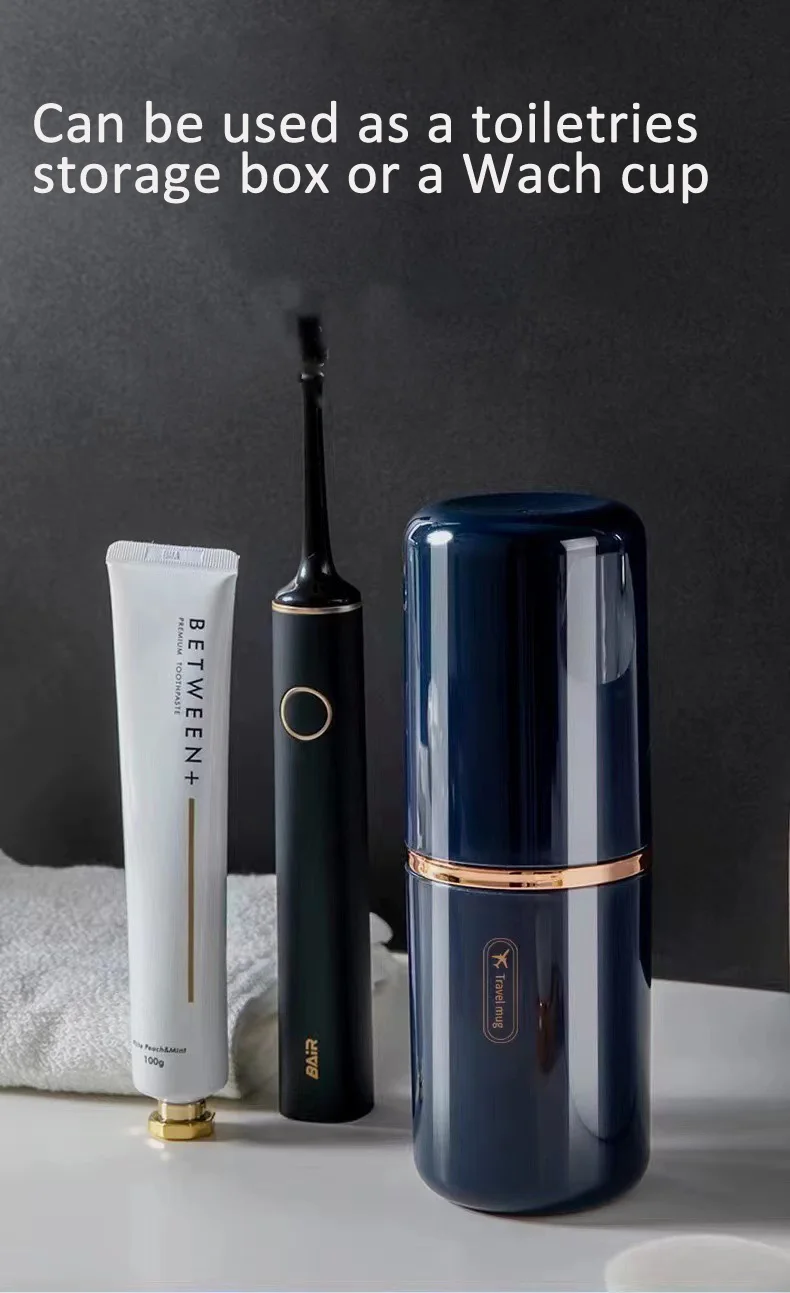 Portable Toothbrush And Toothpaste Travel Case For Bathroom_voghion.com
