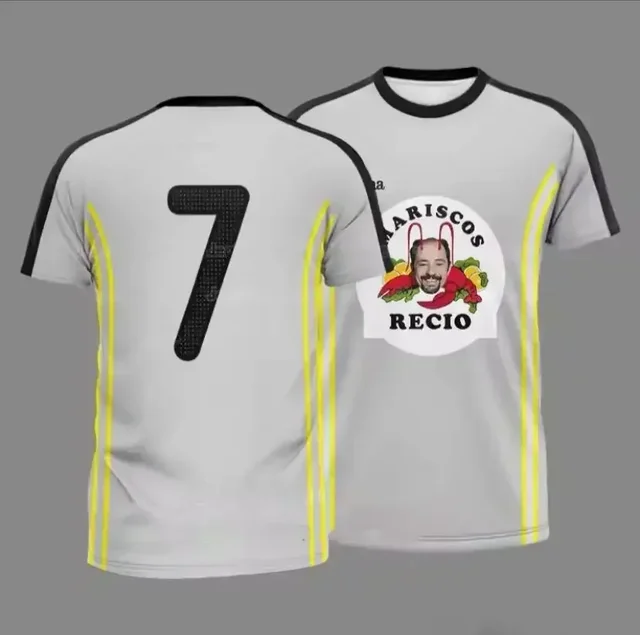 Men Sports T-shirt Seafood Shrimp Print Short Sleeves Children Casual Loose T Shirt Christmas Gift Party Tops RECIO Printed Tees 2